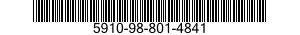5910-98-801-4841 CAPACITOR,FIXED,PLASTIC DIELECTRIC 5910988014841 988014841