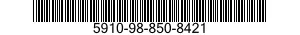 5910-98-850-8421 CAPACITOR,FIXED,PLASTIC DIELECTRIC 5910988508421 988508421
