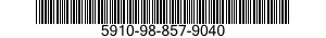 5910-98-857-9040 CAPACITOR,FIXED,CERAMIC DIELECTRIC 5910988579040 988579040