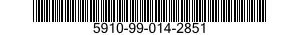 5910-99-014-2851  5910990142851 990142851