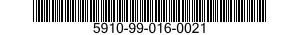 5910-99-016-0021 CAPACITOR,VARIABLE,AIR DIELECTRIC 5910990160021 990160021