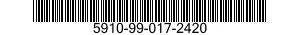 5910-99-017-2420 CAPACITOR,FIXED,ELECTROLYTIC 5910990172420 990172420