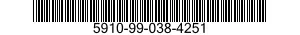 5910-99-038-4251 CAPACITOR,FIXED,MICA DIELECTRIC 5910990384251 990384251