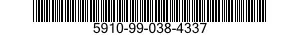 5910-99-038-4337  5910990384337 990384337