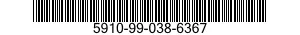 5910-99-038-6367 CAPACITOR,FIXED,METALLIZED,PAPER-PLASTIC DIELECTRIC 5910990386367 990386367