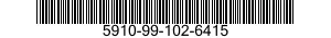 5910-99-102-6415 CAPACITOR,FIXED,MICA DIELECTRIC 5910991026415 991026415