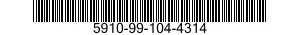 5910-99-104-4314  5910991044314 991044314