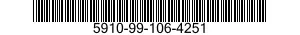 5910-99-106-4251  5910991064251 991064251