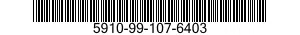 5910-99-107-6403 CAPACITOR,FIXED,ELECTRICAL 5910991076403 991076403
