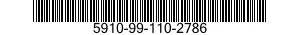 5910-99-110-2786  5910991102786 991102786