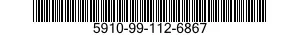 5910-99-112-6867  5910991126867 991126867