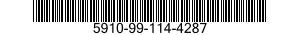 5910-99-114-4287  5910991144287 991144287