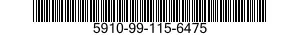 5910-99-115-6475  5910991156475 991156475