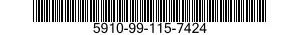 5910-99-115-7424 CAPACITOR,FIXED,PLASTIC DIELECTRIC 5910991157424 991157424
