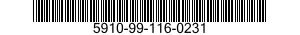 5910-99-116-0231  5910991160231 991160231