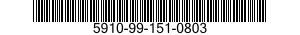 5910-99-151-0803 CAPACITOR,FIXED,ELECTRICAL 5910991510803 991510803