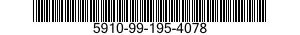 5910-99-195-4078 CAPACITOR,FIXED,ELECTROLYTIC 5910991954078 991954078