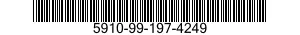 5910-99-197-4249 CAPACITOR,FIXED,METALLIZED,PAPER-PLASTIC DIELECTRIC 5910991974249 991974249