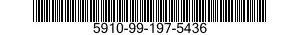 5910-99-197-5436 CAPACITOR,FIXED ELE 5910991975436 991975436
