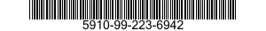 5910-99-223-6942 CAPACITOR,FIXED,ELECTROLYTIC 5910992236942 992236942