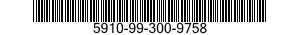 5910-99-300-9758 CAPACITOR,FIXED,AIR DIELECTRIC 5910993009758 993009758