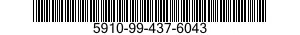 5910-99-437-6043 FILTER,RADIO FREQUENCY INTERFERENCE 5910994376043 994376043