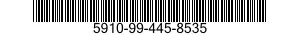 5910-99-445-8535  5910994458535 994458535