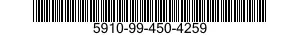 5910-99-450-4259 CAPACITOR,FIXED,CERAMIC 5910994504259 994504259