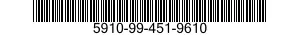 5910-99-451-9610  5910994519610 994519610