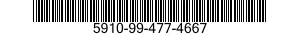 5910-99-477-4667 CAPACITOR,FIXED,MIC 5910994774667 994774667