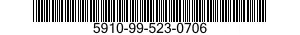 5910-99-523-0706 CAPACITOR,FIXED,ELECTRICAL 5910995230706 995230706
