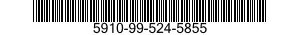 5910-99-524-5855 CAPACITOR,FIXED,PAP 5910995245855 995245855