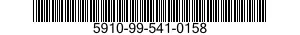 5910-99-541-0158 CAPACITOR,FIXED,PLA 5910995410158 995410158
