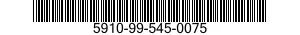 5910-99-545-0075 CAPACITOR,FIXED,ELECTROLYTIC 5910995450075 995450075