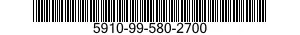 5910-99-580-2700  5910995802700 995802700