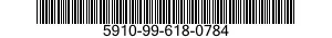 5910-99-618-0784 CAPACITOR,FIXED,MICA DIELECTRIC 5910996180784 996180784