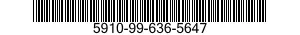 5910-99-636-5647  5910996365647 996365647