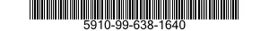5910-99-638-1640 CAPACITOR,FIXED,MICA DIELECTRIC 5910996381640 996381640
