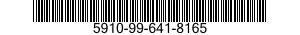 5910-99-641-8165 CAPACITOR,FIXED,CERAMIC DIELECTRIC 5910996418165 996418165