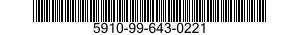 5910-99-643-0221  5910996430221 996430221