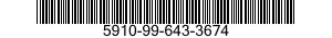 5910-99-643-3674  5910996433674 996433674