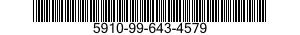 5910-99-643-4579 CAPACITOR,FIXED,CERAMIC DIELECTRIC 5910996434579 996434579