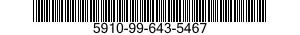 5910-99-643-5467 CAPACITOR,FIXED 5910996435467 996435467