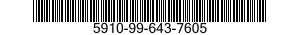 5910-99-643-7605  5910996437605 996437605