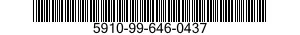 5910-99-646-0437  5910996460437 996460437