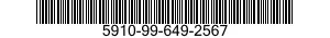 5910-99-649-2567 CAPACITOR,FIXED,METALLIZED,PAPER-PLASTIC DIELECTRIC 5910996492567 996492567