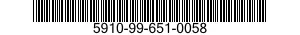 5910-99-651-0058  5910996510058 996510058