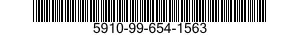 5910-99-654-1563 CAPACITOR,VARIABLE,GLASS DIELECTRIC 5910996541563 996541563