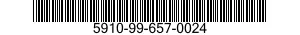 5910-99-657-0024 CAPACITOR,FIXED,CERAMIC DIELECTRIC 5910996570024 996570024
