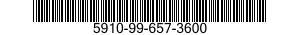 5910-99-657-3600 CAPACITOR,FIXED,CERAMIC 5910996573600 996573600